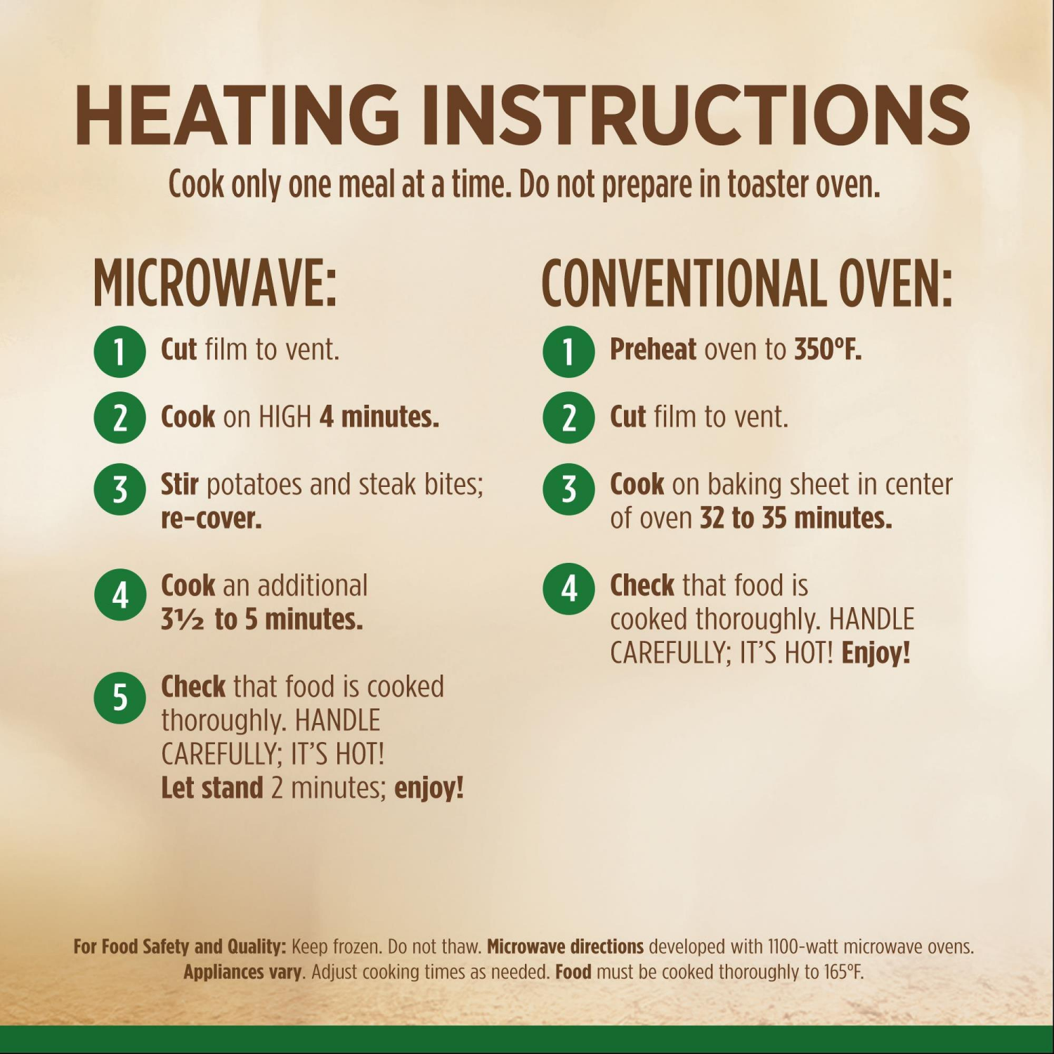 slide 8 of 8, Marie Callender's Garlic Butter Steak Bites With Vegetables, Single Serve Frozen Meal, 11.75 oz., 11.75 oz