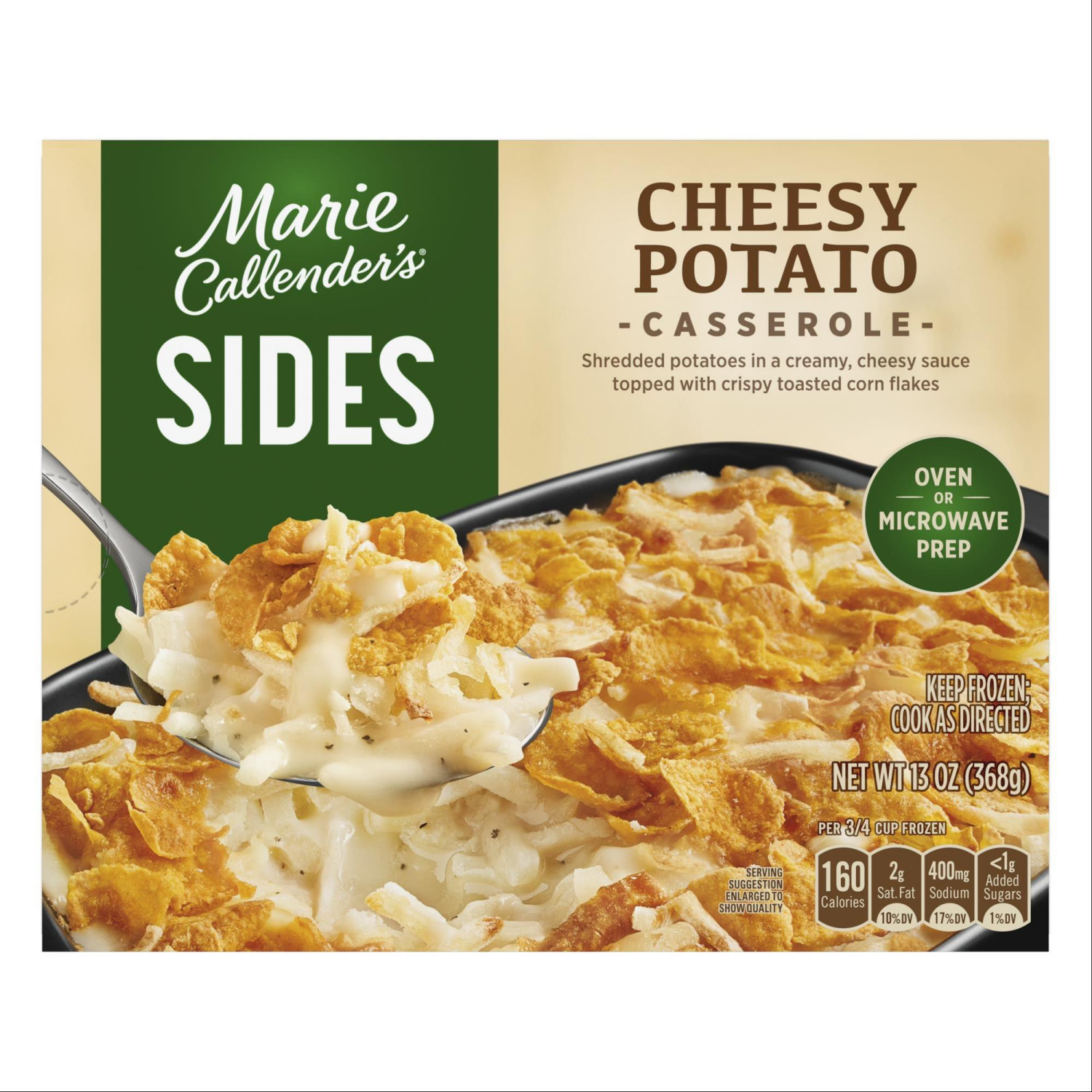 slide 2 of 8, Marie Callender's Sides Cheesy Potato Casserole 13 oz, 13 oz