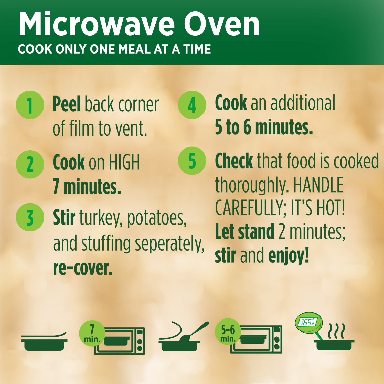 slide 8 of 8, Marie Callender's Marie Callender’s Turkey & Stuffing Meal To Share, Frozen Meal, 24 oz., 24 oz