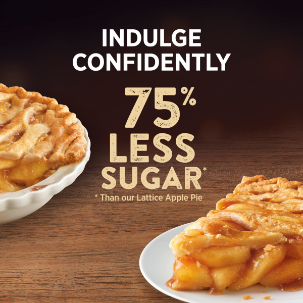 slide 22 of 29, Marie Callender's No Sugar Added, Lattice Apple Pie, Frozen Dessert, 37 oz., 37 oz