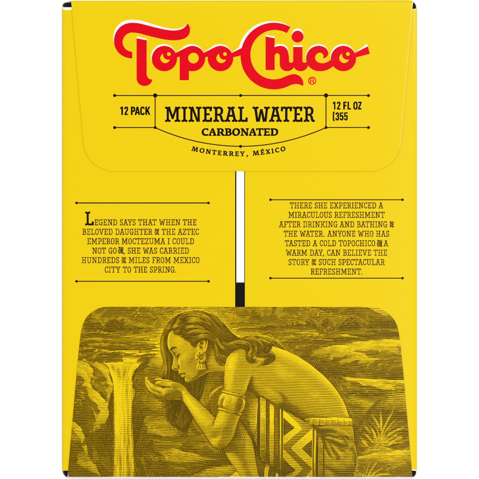 slide 5 of 7, Topo Chico Sparkling Mineral Water Glass Bottles, 12 fl oz, 12 Pack, 12 ct; 12 oz