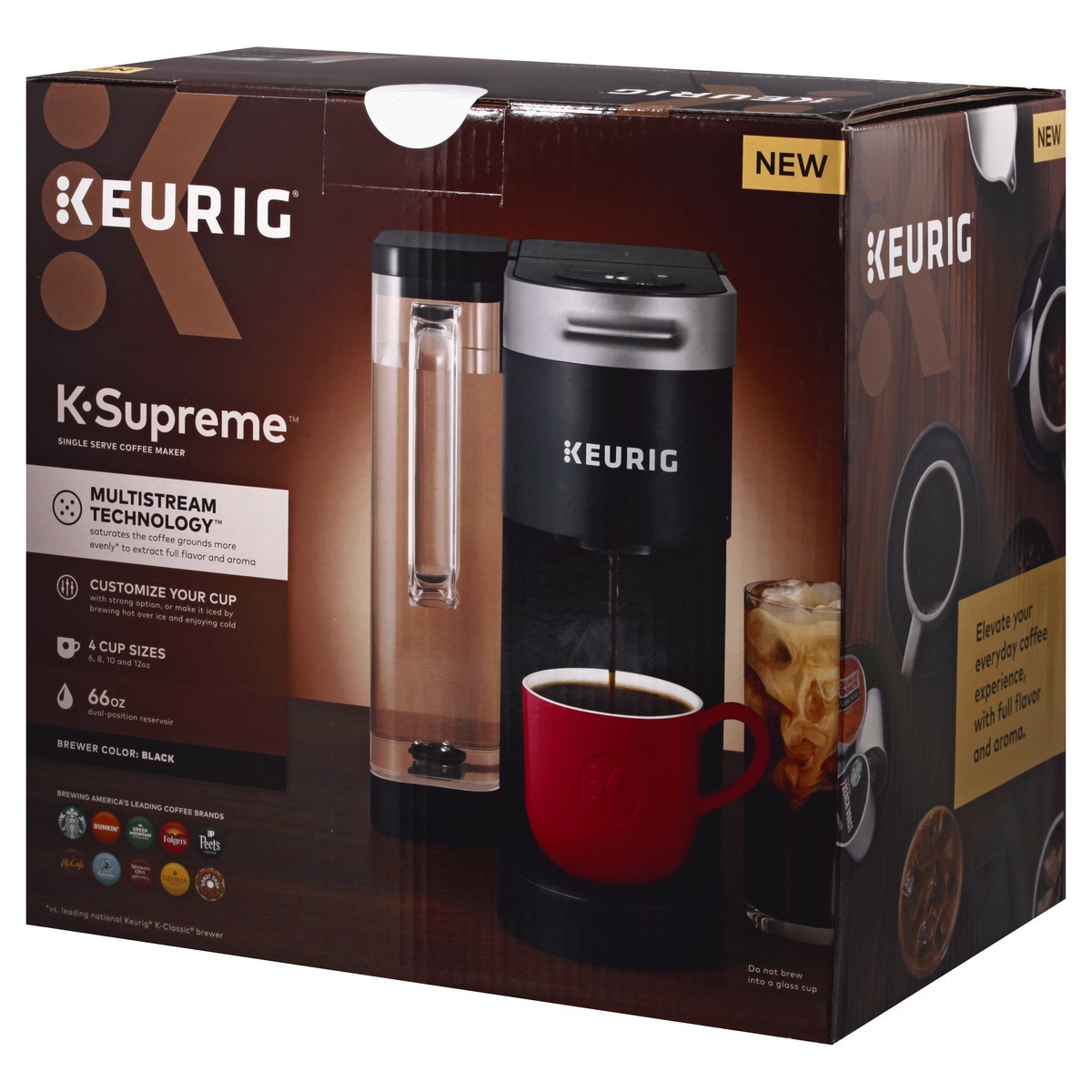 slide 3 of 9, Keurig K-Supreme Brewer - Black, 1 ct