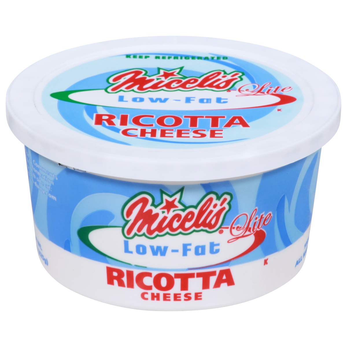 slide 1 of 1, Miceli's Low-Fat Ricotta Cheese, 15 oz
