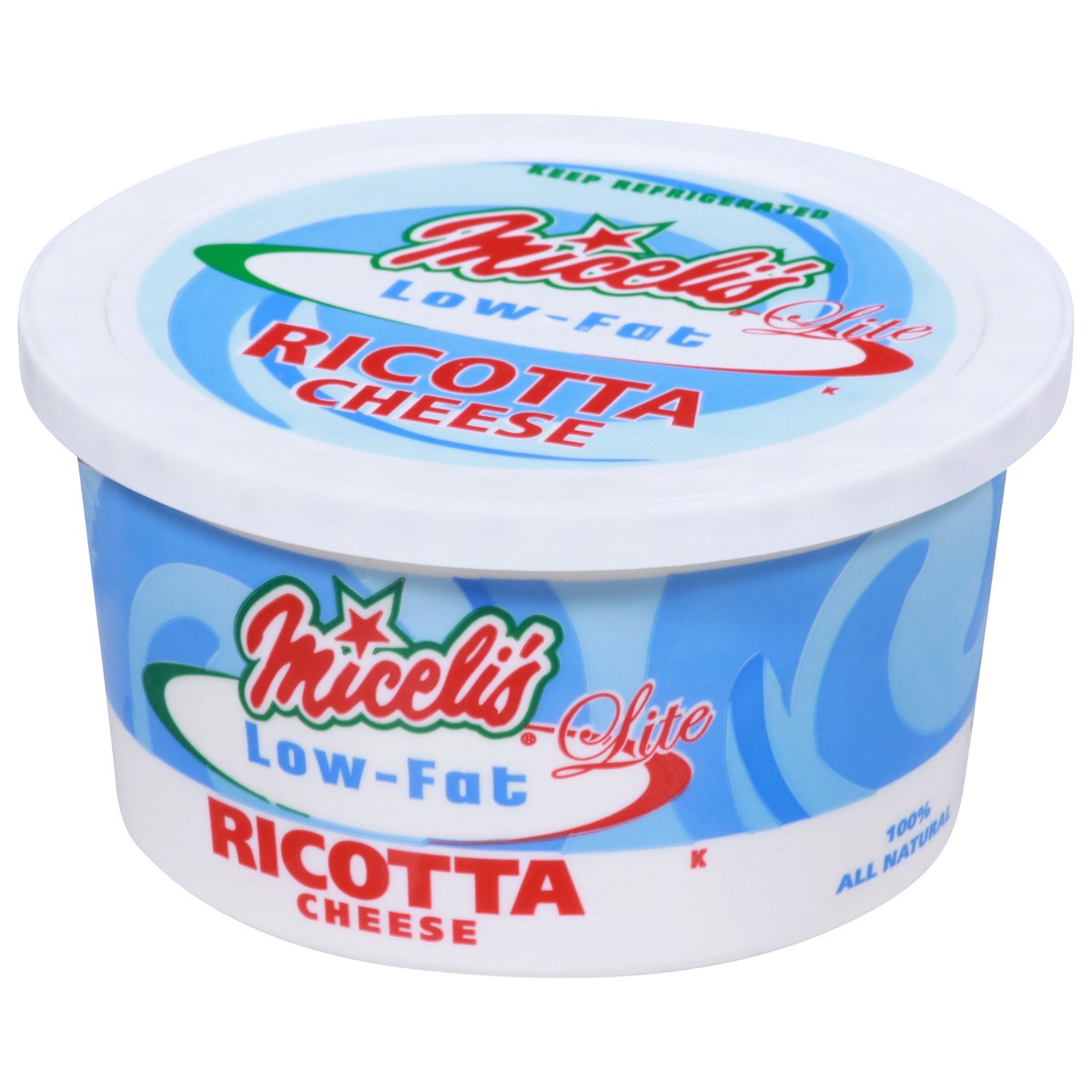 slide 3 of 9, Miceli's Low-Fat Ricotta Cheese, 15 oz