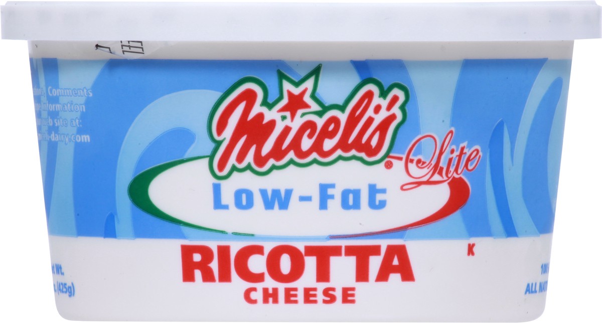 slide 6 of 9, Miceli's Low-Fat Ricotta Cheese, 15 oz