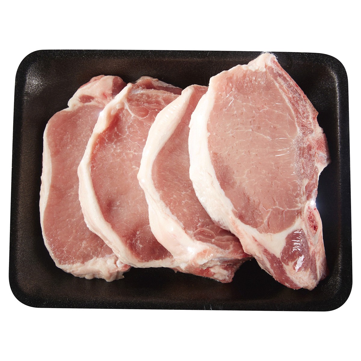slide 1 of 1, FRESH FROM MEIJER Meijer All Natural Bone-In Center Cut Pork Chops, per lb