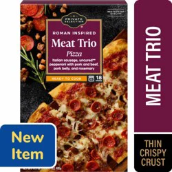 Private Selection® Roman Inspired Meat Trio Pizza, 17.1 oz