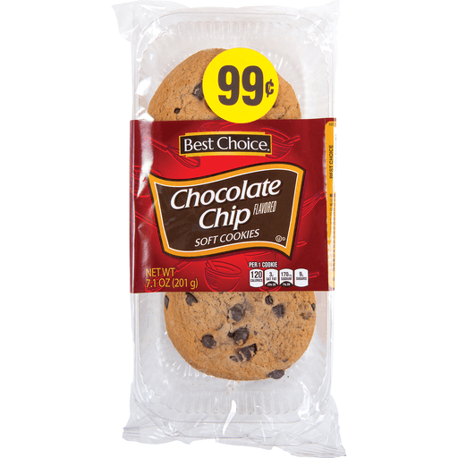 slide 1 of 1, Best Choice Chocolate Chip Soft Cookies, 8.9 oz