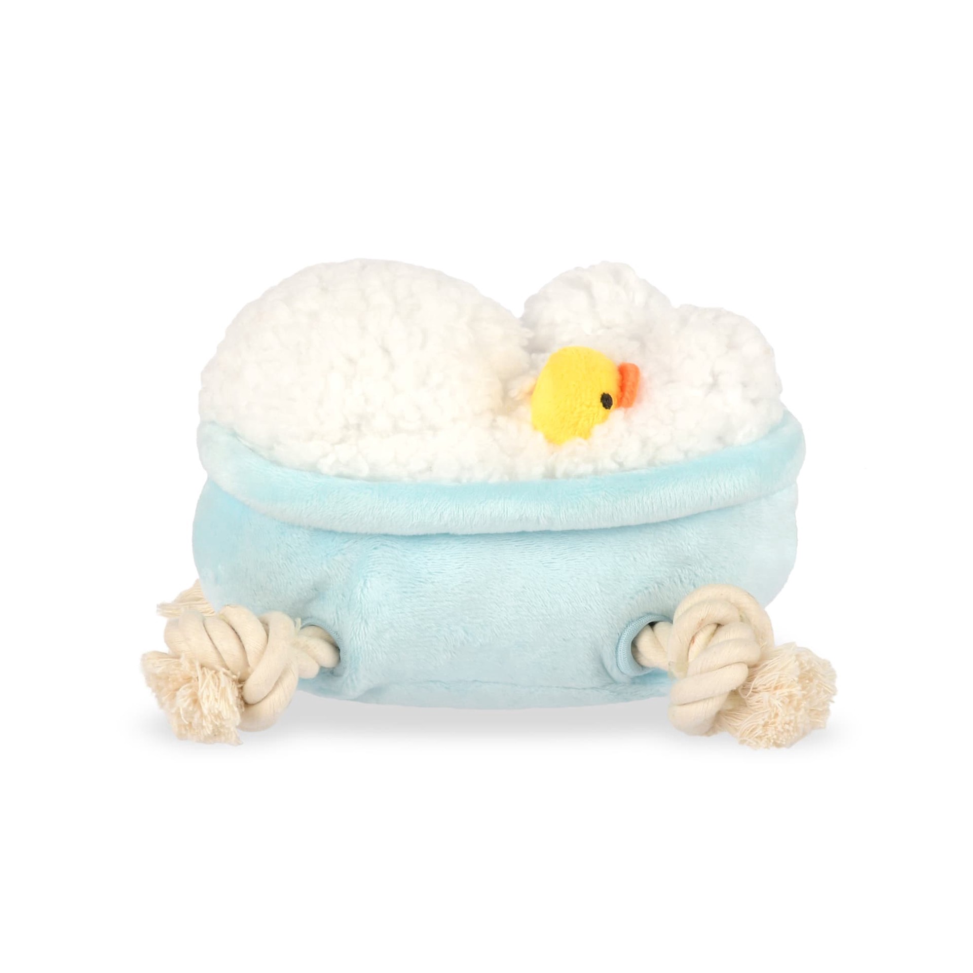 slide 1 of 1, P.L.A.Y PET LIFESTYLE Splish Splash Rub-a-dub-Tub Dog Toy, Small, SM