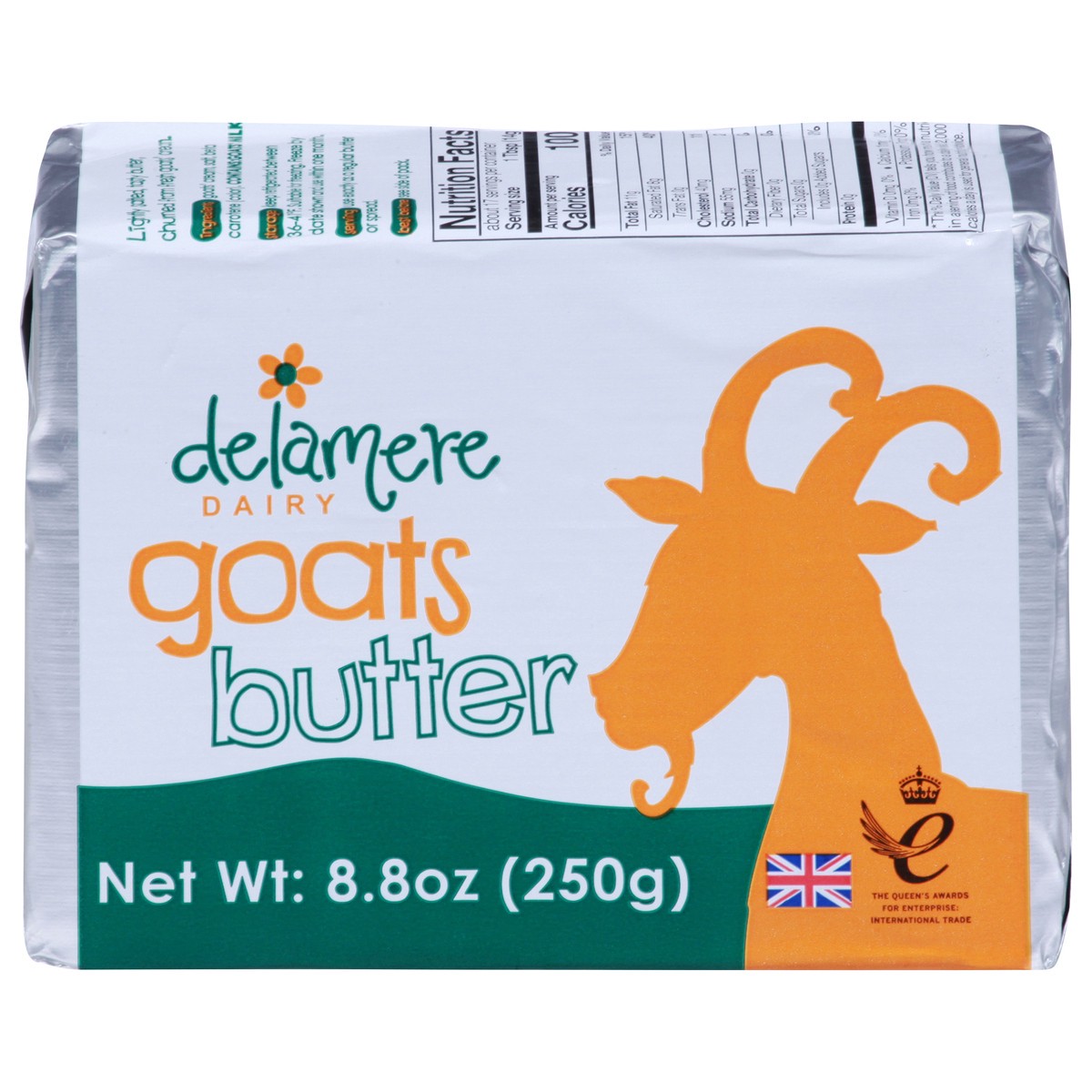 slide 1 of 9, Delamere Dairy Delam Butter Goat Delamer, 8.8 oz