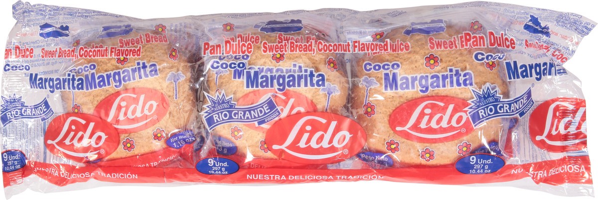 slide 6 of 9, Lido Margarita Coconut Flavored Sweet Bread 9 Packs, 9 ct