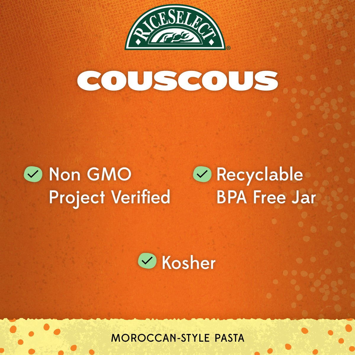 slide 5 of 9, RiceSelect Couscous, 26.5 oz