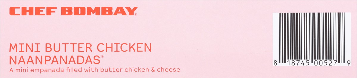slide 7 of 13, Chef Bombay Butter Chicken Naanpanadas Mini 12 ea, 8.4 oz