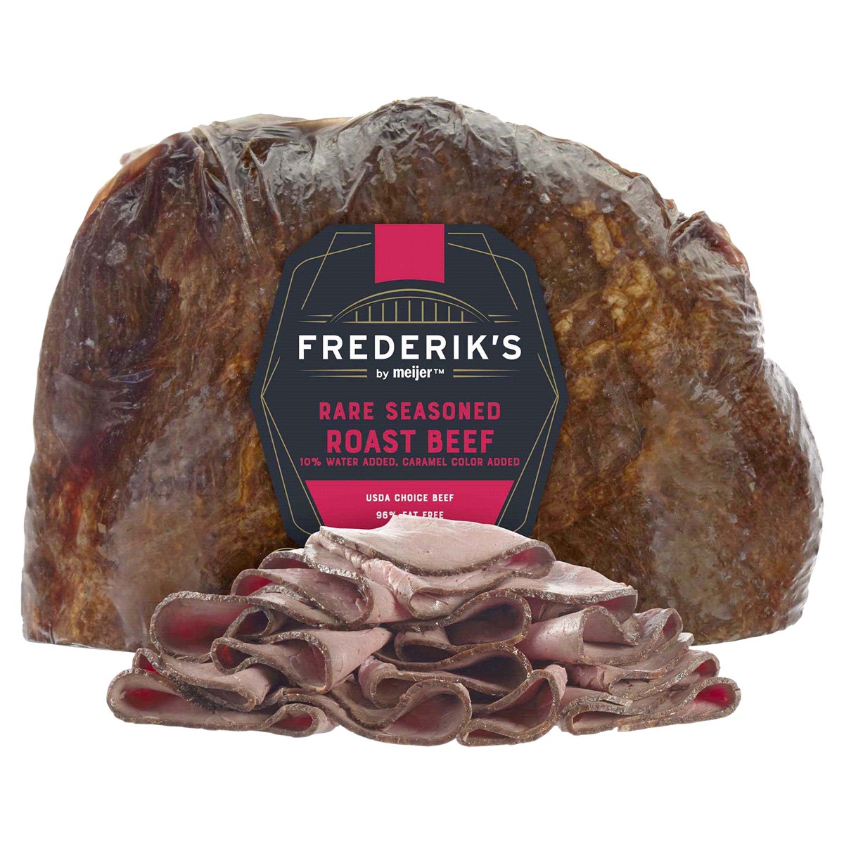 slide 1 of 9, FREDERIKS BY MEIJER Frederik's by Meijer Certified Angus Rare Roast Beef, per lb