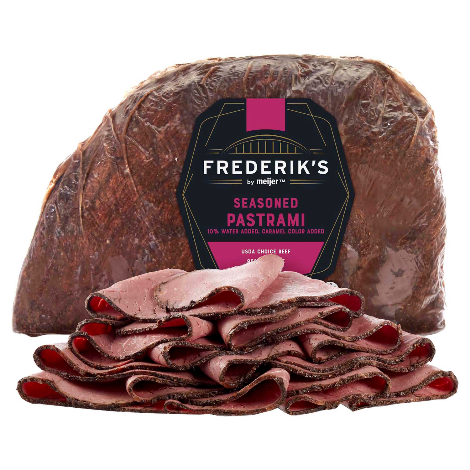 slide 1 of 3, FREDERIKS BY MEIJER Frederik's By Meijer Certified Angus Pastrami, per lb