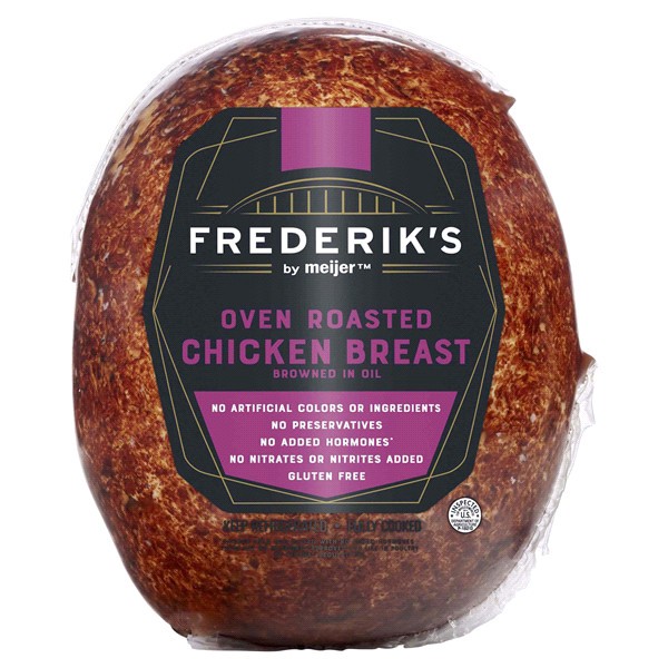 slide 4 of 9, FREDERIKS BY MEIJER Frederik's by Meijer Oven Roasted Chicken Breast, per lb