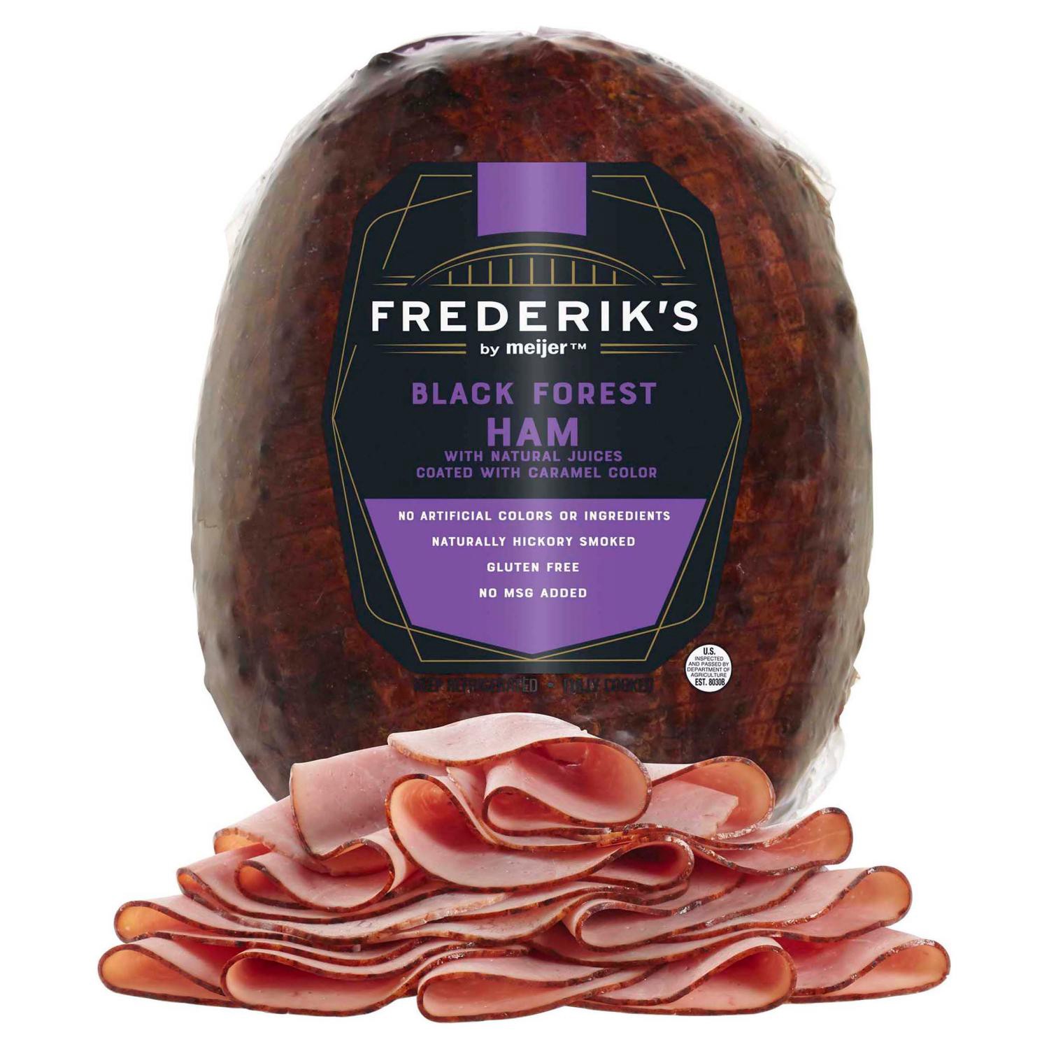 slide 1 of 3, FREDERIKS BY MEIJER Frederik's By Meijer Black Forest Ham, per lb