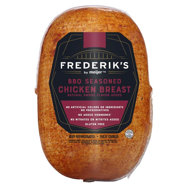 slide 4 of 9, FREDERIKS BY MEIJER Frederik's by Meijer BBQ Seasoned Chicken Breast, per lb