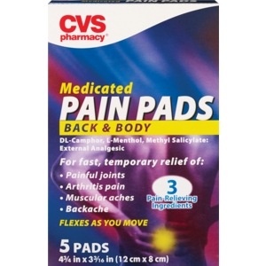 slide 1 of 1, CVS Pharmacy Medicated Pain Pads, 5 ct