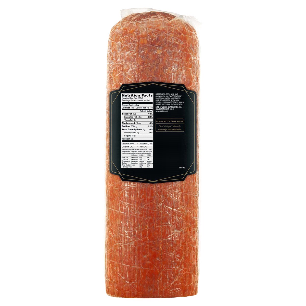 slide 2 of 2, Frederik's by Meijer Pepperoni, per lb