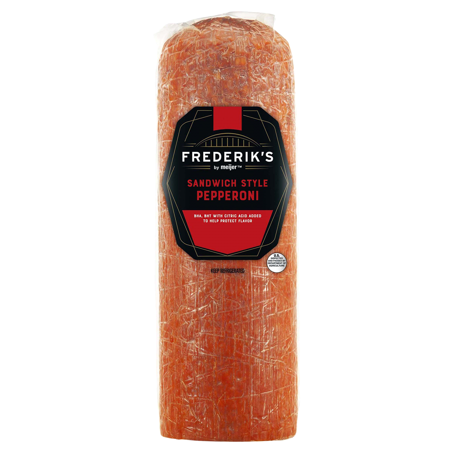 slide 1 of 2, Frederik's by Meijer Pepperoni, per lb