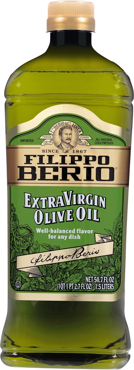 slide 9 of 9, Filippo Berio Extra Virgin Olive Oil, 50.7 oz