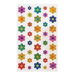 Creativity Street Peel and Stick Gemstone Stickers, Flowers, Assorted Sizes