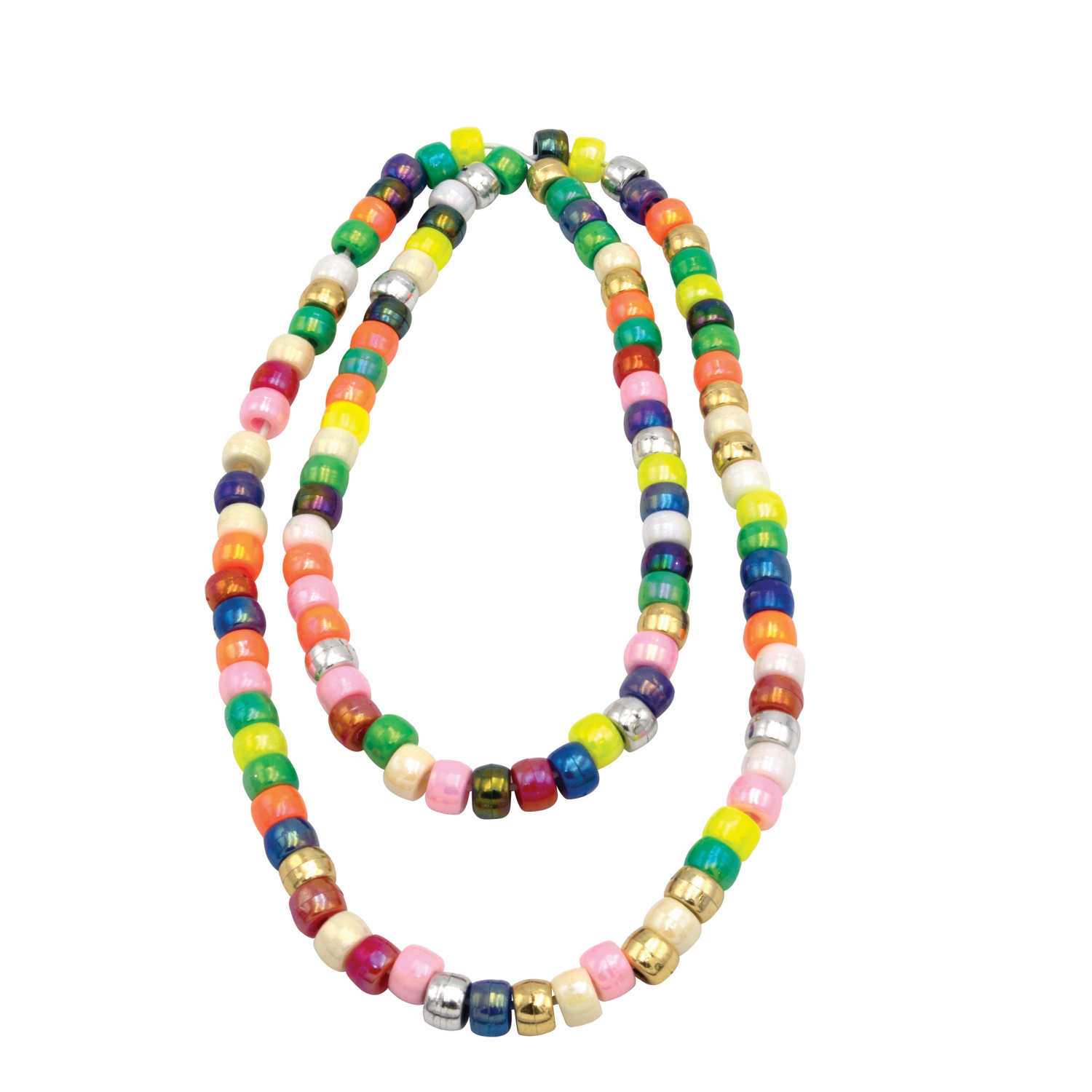 slide 2 of 2, Pacon Beads Pony Asst Metallic, 500 ct