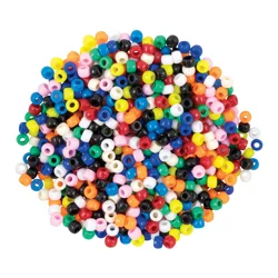 Creativity Street Bright Hues Pony Beads 1000 ea
