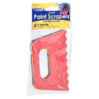 slide 14 of 29, Creativity Street  Paint Scrapers, Assorted Colors & Patterns,  5" Wide, 4 Count, 4 ct