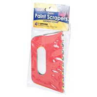 slide 3 of 29, Creativity Street  Paint Scrapers, Assorted Colors & Patterns,  5" Wide, 4 Count, 4 ct