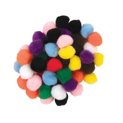 Creativity Street Bright Hues Pom Pons 50 ea