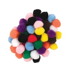 Creativity Street Bright Hues Pom Pons 50 ea