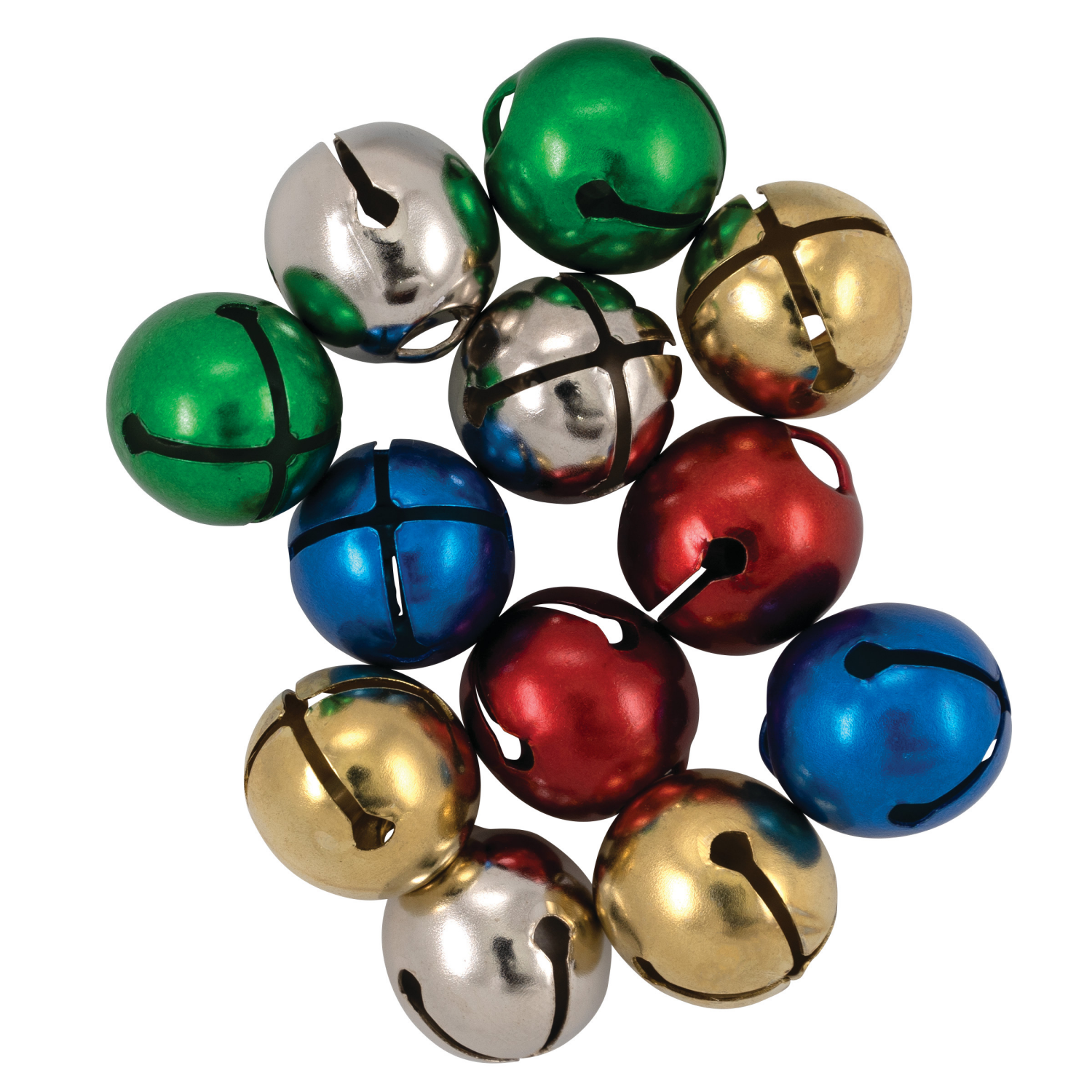 slide 2 of 2, Creativity Street Jingle Bells Multi-Color, 12 ct