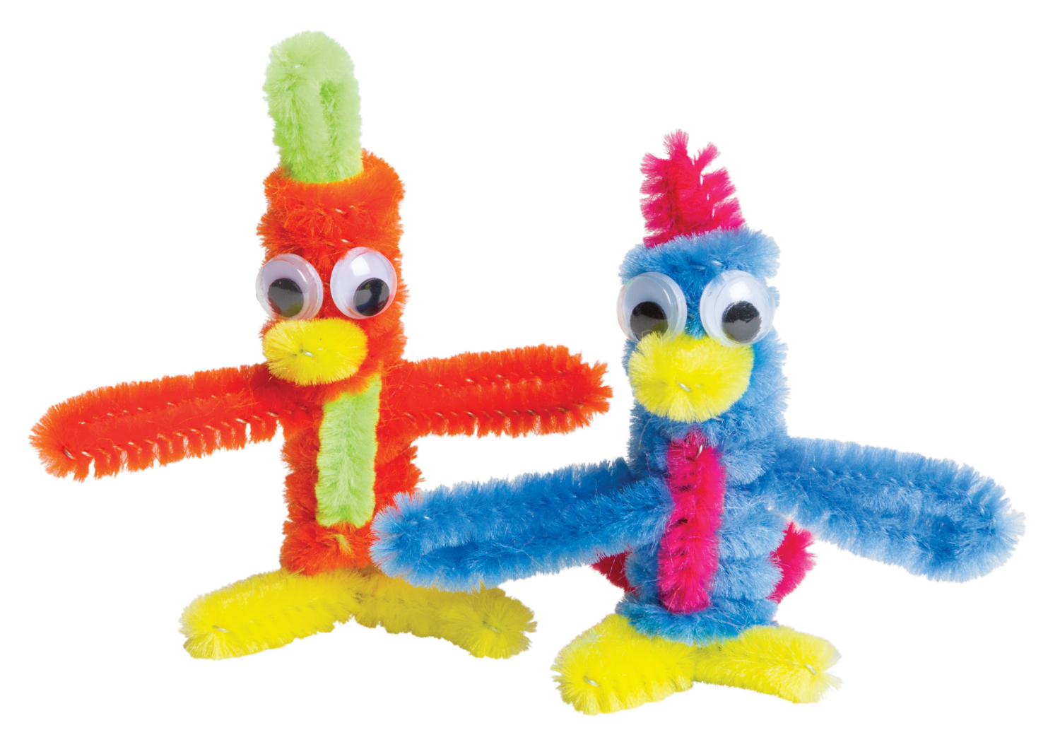 slide 1 of 1, PACON Creativity Street Jumbo Stems, Hot Colors Assorted, 12" x 6 mm, 100 ct