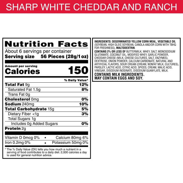 slide 5 of 21, Pringles Mingles Sharp White Cheddar and Ranch Puffed Snacks, 5.5 oz