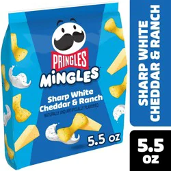 Pringles Mingles Sharp White Cheddar and Ranch Puffed Snacks