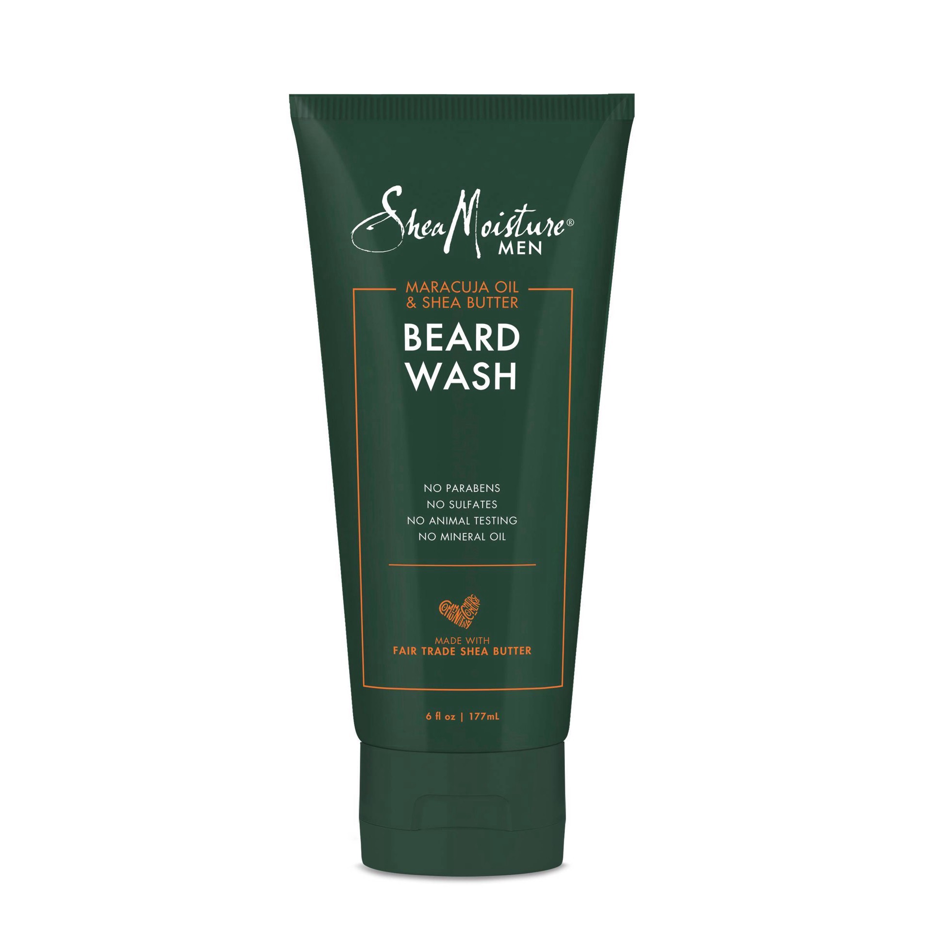 slide 5 of 9, SheaMoisture Beard Wash Maracuja Oil & Shea Butter, 6 oz, 6 oz