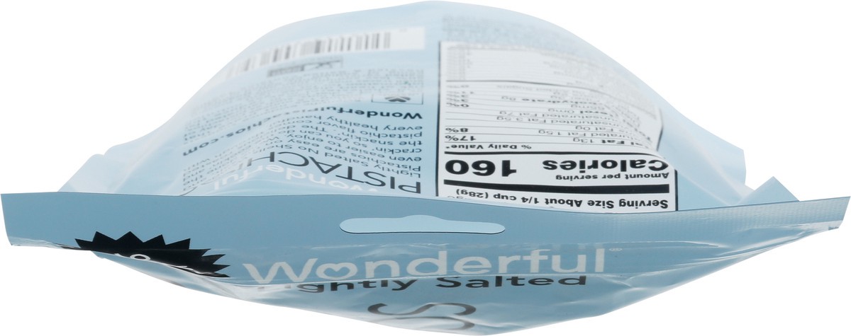 slide 4 of 9, Wonderful Pistachios, No Shells Roasted & Lightly Salted Nuts, 12 Ounce Bag, 12 oz