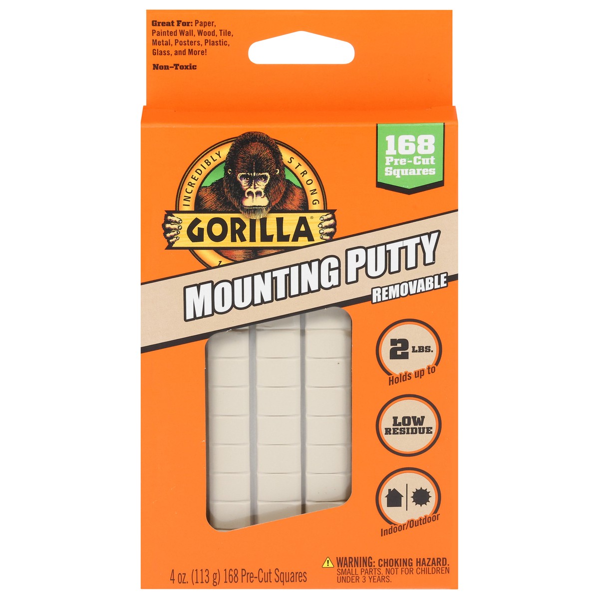 slide 2 of 14, Gorilla Mounting Putty, 4 oz