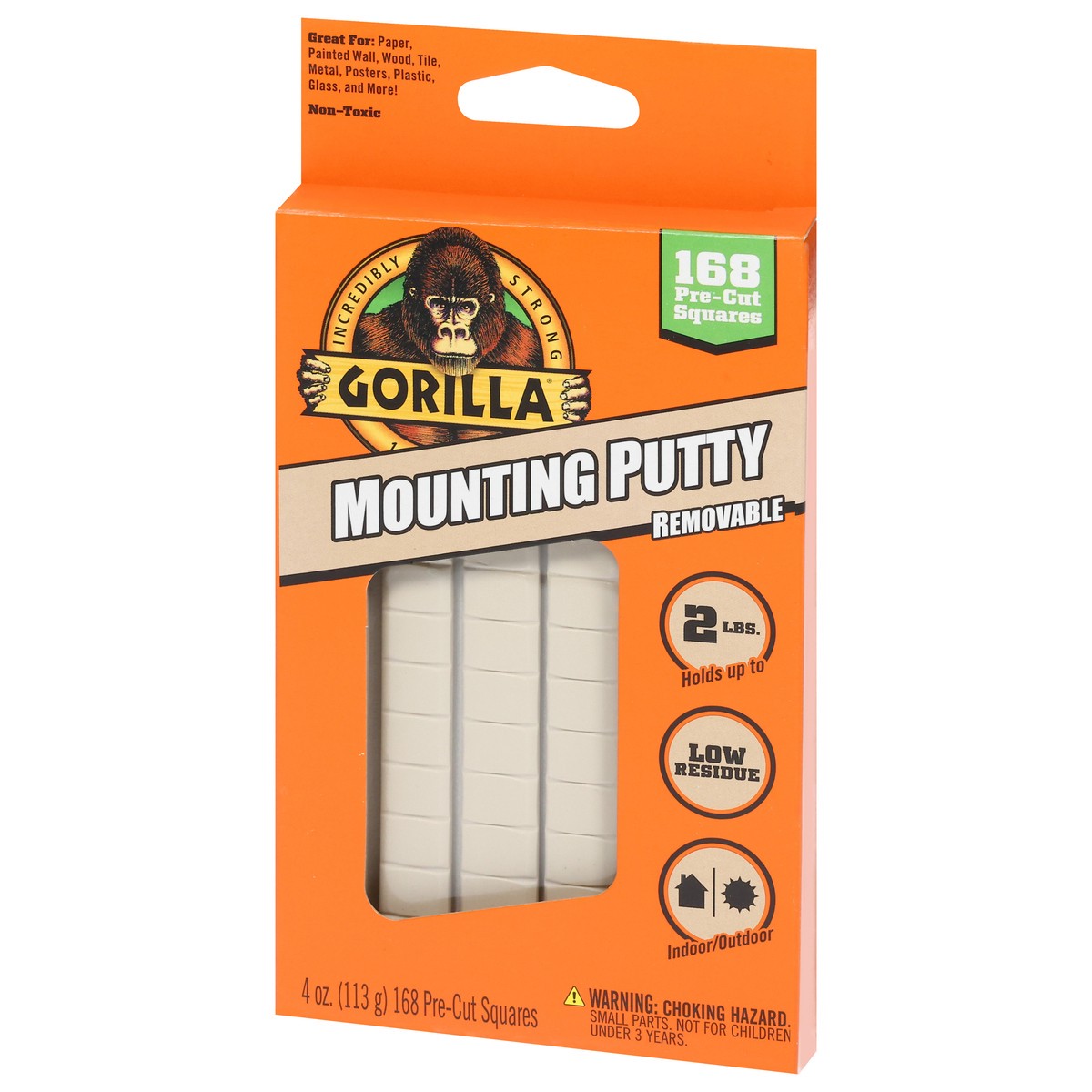 slide 12 of 14, Gorilla Mounting Putty, 4 oz