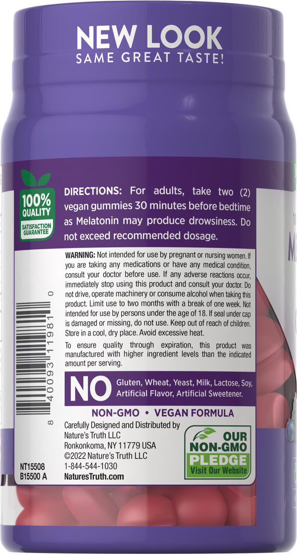 slide 10 of 10, Nature's Truth Melatonin 12 mg Gummies, 60 ct