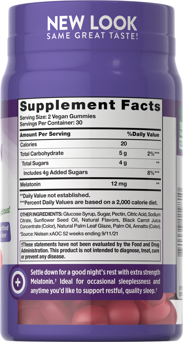 slide 7 of 10, Nature's Truth Melatonin 12 mg Gummies, 60 ct