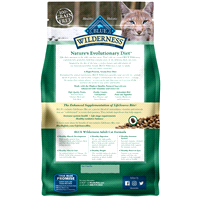 slide 9 of 13, Blue Buffalo Blue Wilderness Natural Adult Nature's Evolutionary Diet with Duck Food for Cats 4 lb, 4 lb