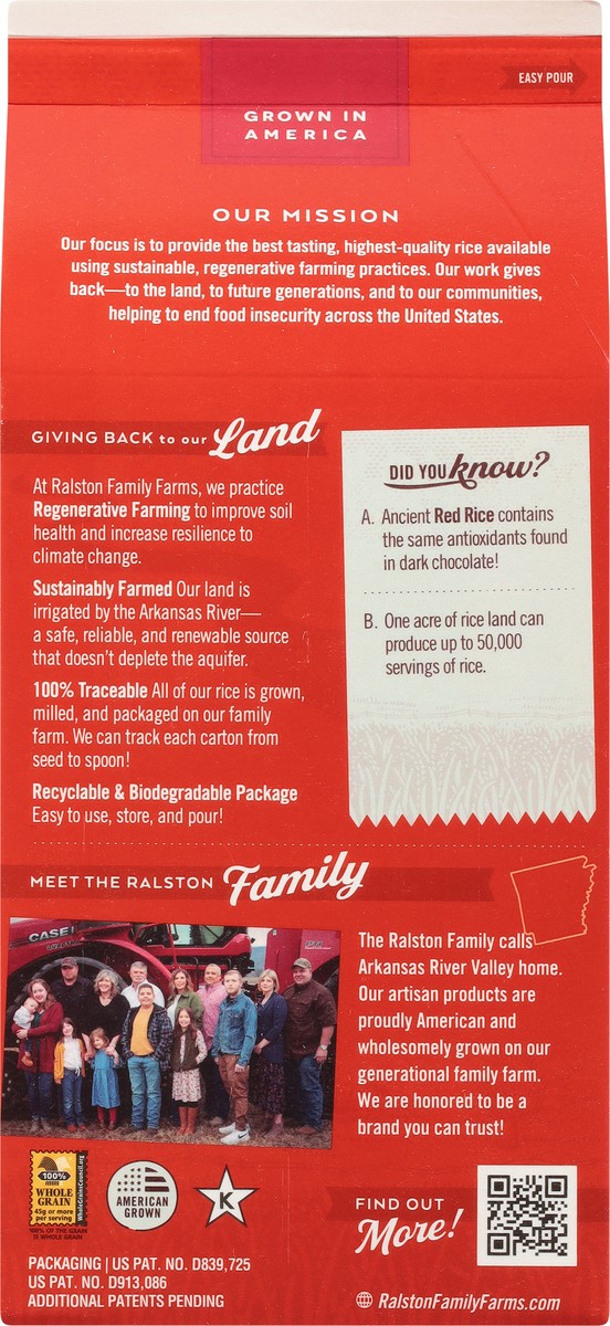 slide 5 of 9, Ralston Family Farms Red Rice, 16 oz
