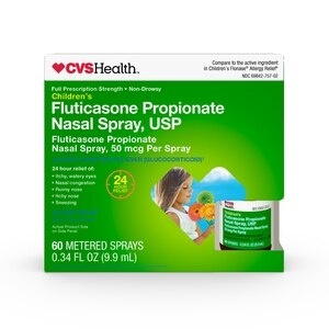 slide 1 of 1, CVS Health Children's Fluticasone Propionate Nasal Spray; Allergy Medicine For Kids 9.9 Ml, 9.9 oz