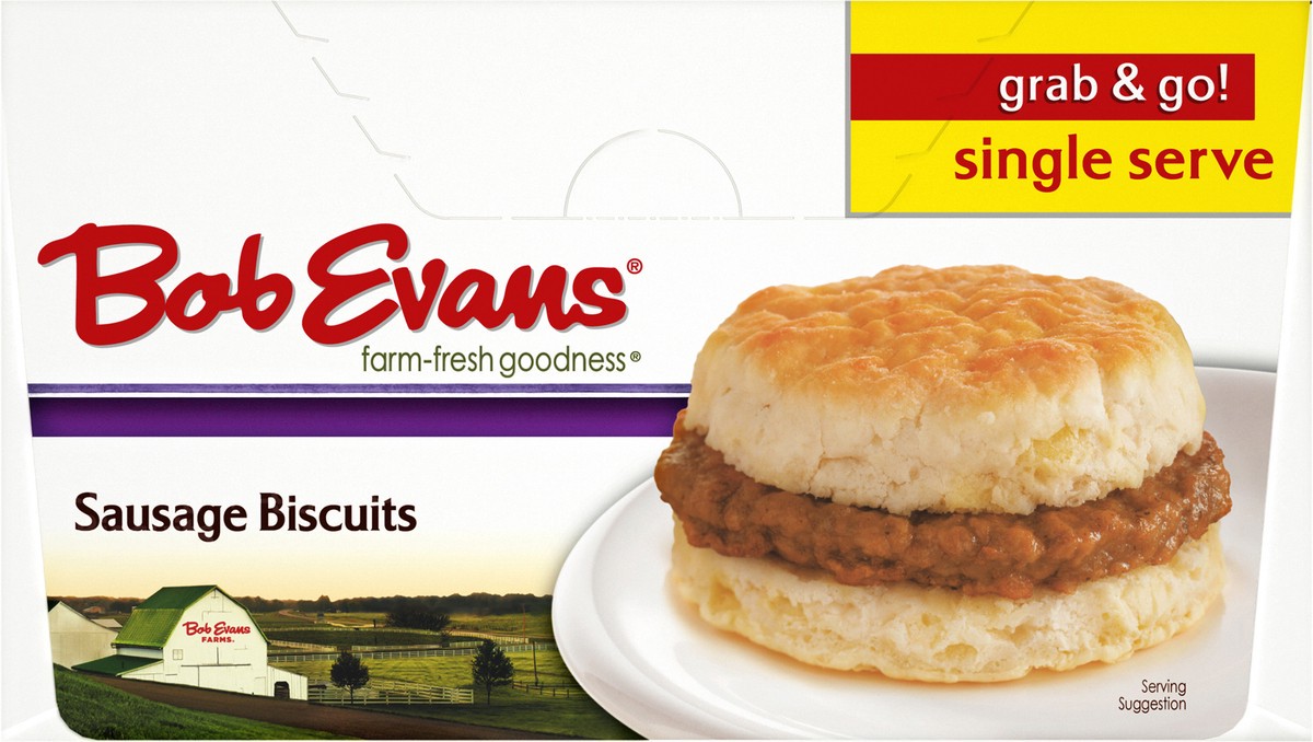 slide 12 of 13, Bob Evans Farm-Fresh Goodness Sausage Biscuits 18.6 oz, 6 ct; 18.6 oz