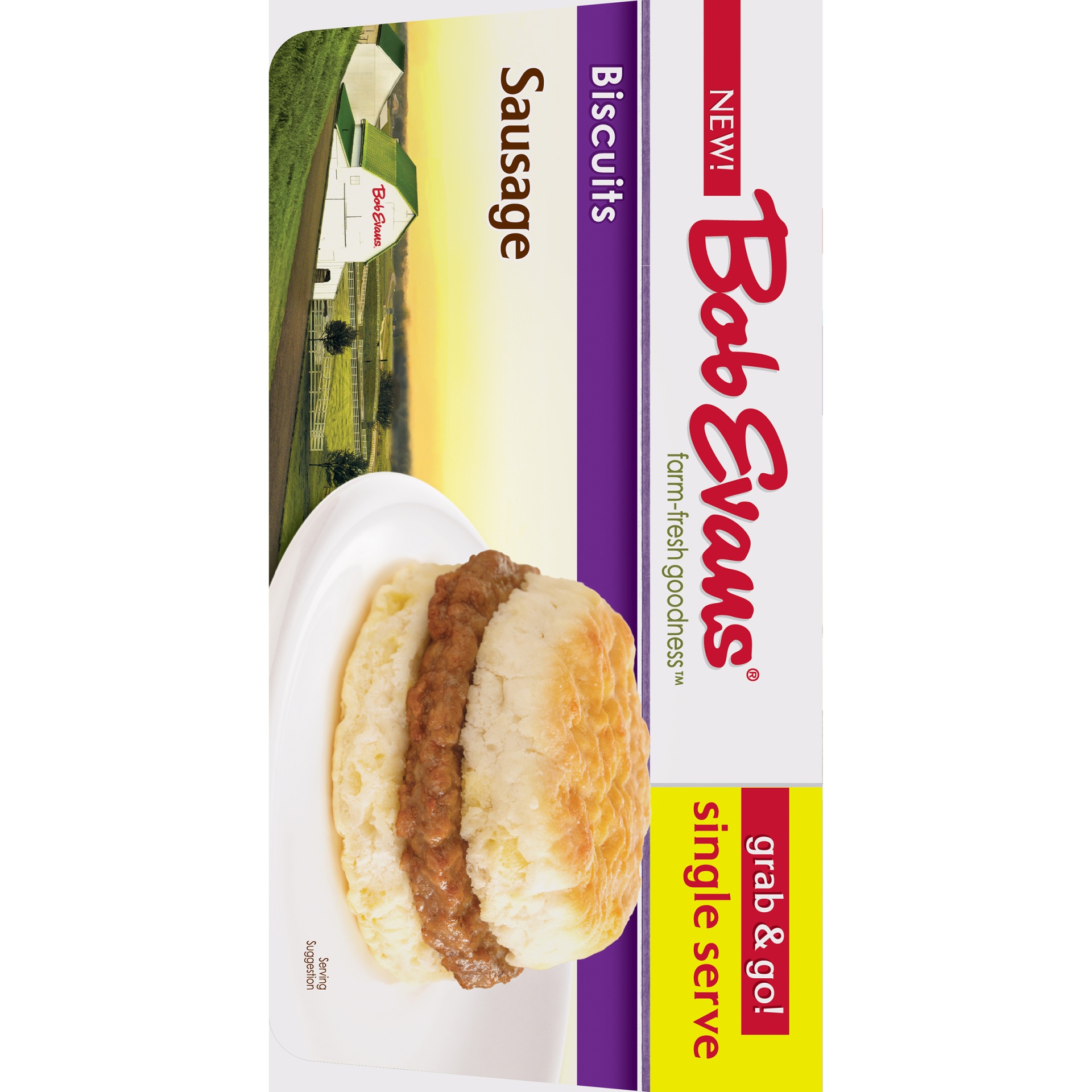 slide 4 of 8, Bob Evans Sausage Biscuits, 6 ct; 18.6 oz