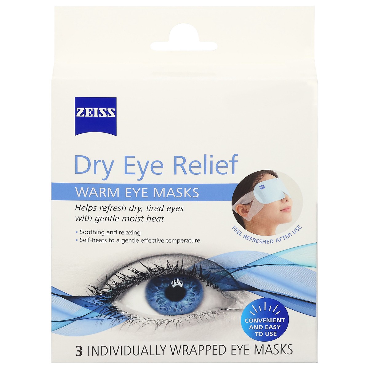 slide 1 of 13, Zeiss Dry Eye Relief Eye Masks 3 ea, 3 ct