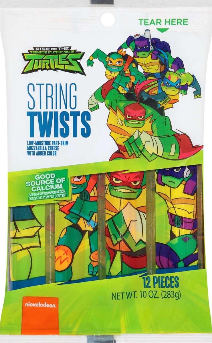 slide 6 of 7, Nickelodeon TMNT String Cheese Twists 12 ct Bag, 12 ct